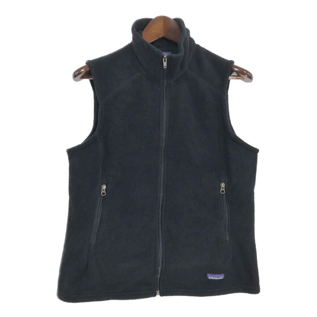 Patagonia Synchilla M 黒 ベスト patagoniaパタゴニア スナップT シンチラ フリースベスト 黒 M