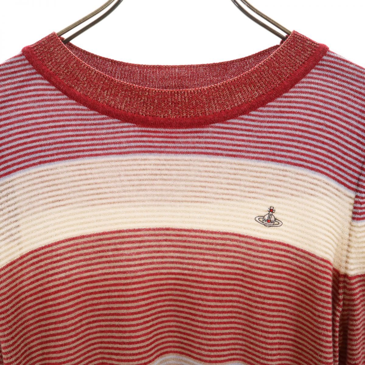 Vivienne Westwood RED LABEL ボーダー柄長袖Tシャツ