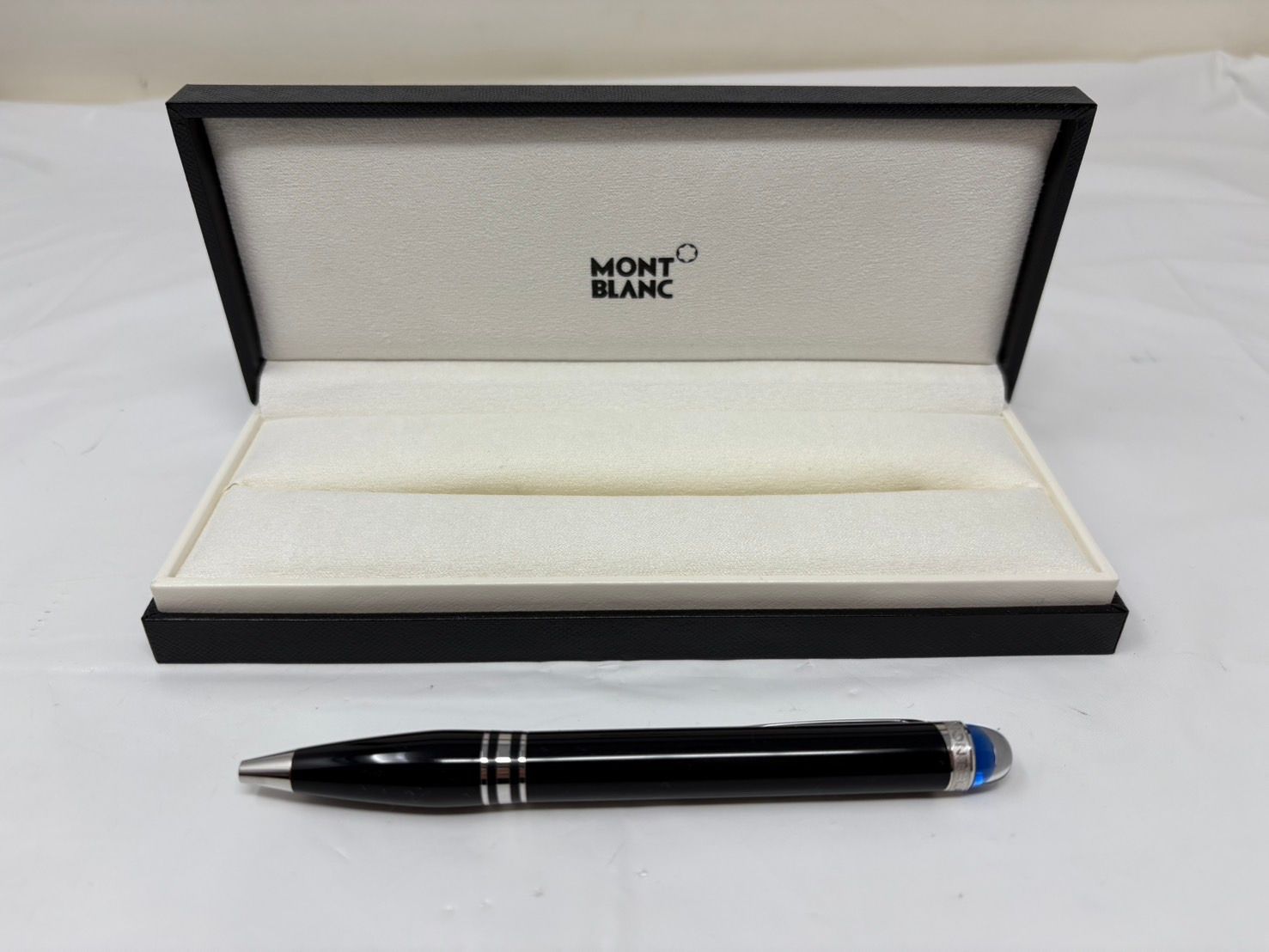 ◆MontBlanc モンブラン ボールペン ツイスト式 黒 スターウォーカー き ◆11889