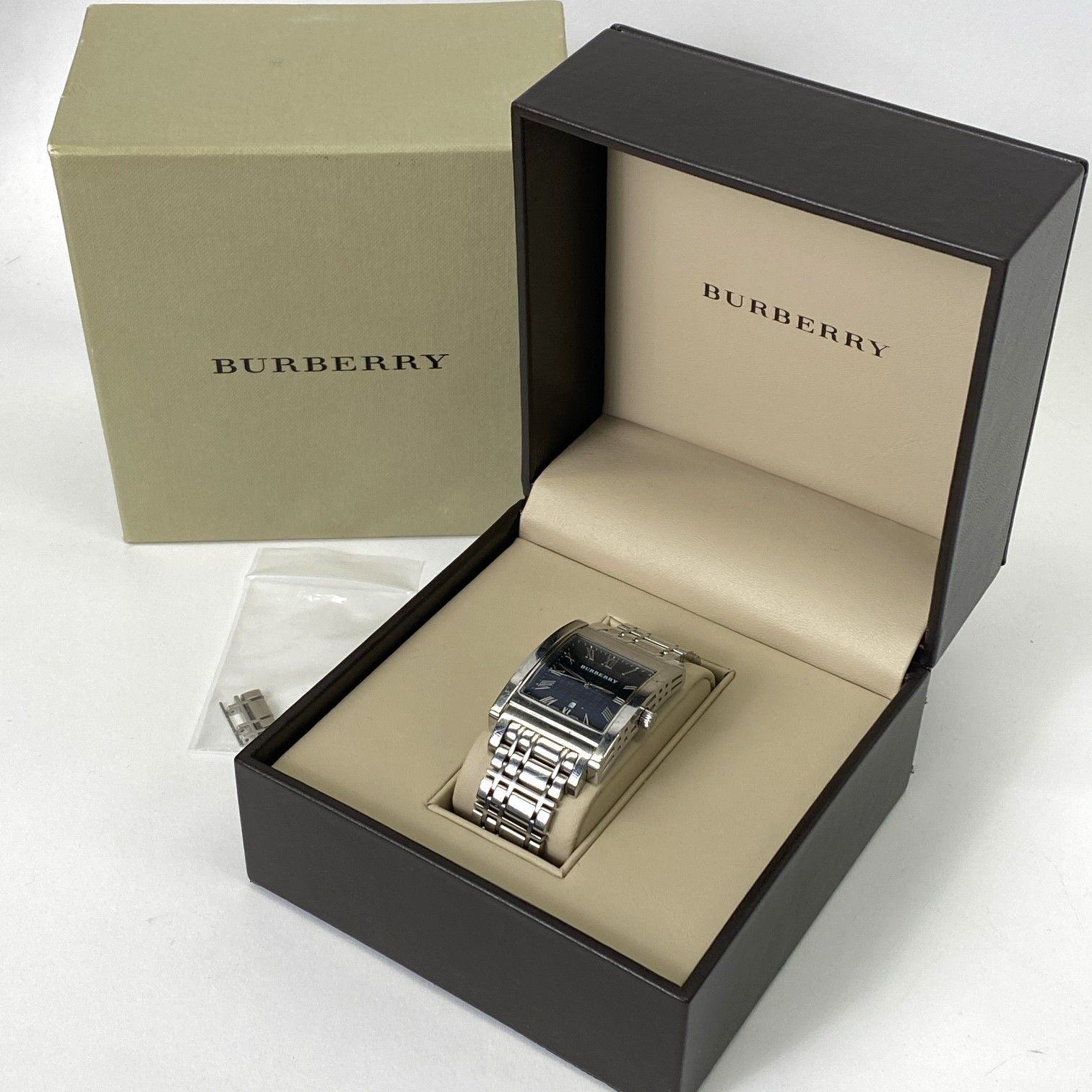 最終価格 BURBERRY バーバリー 腕時計 BU1555 ヘリテージ スクエア