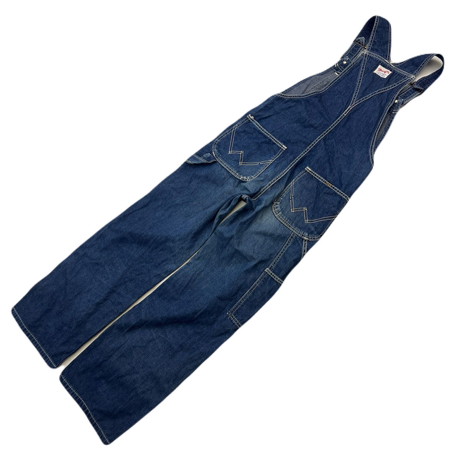ラングラー デニム オーバーオール SSサイズ メンズ 【 古着系の