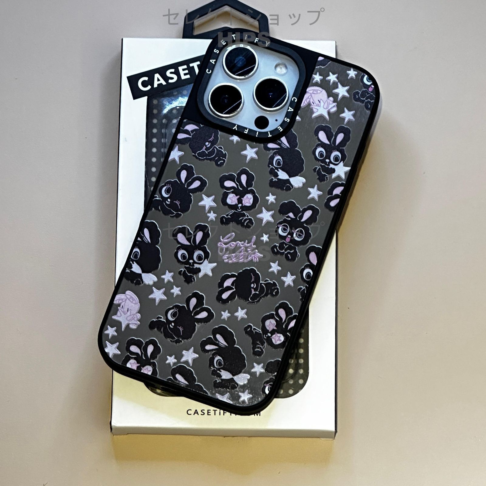 iPhoneアクセサリー CASETiFY foxy iPhone15 CASETiFY ケースティファイ うさぎfoxy illustrations iPhone15