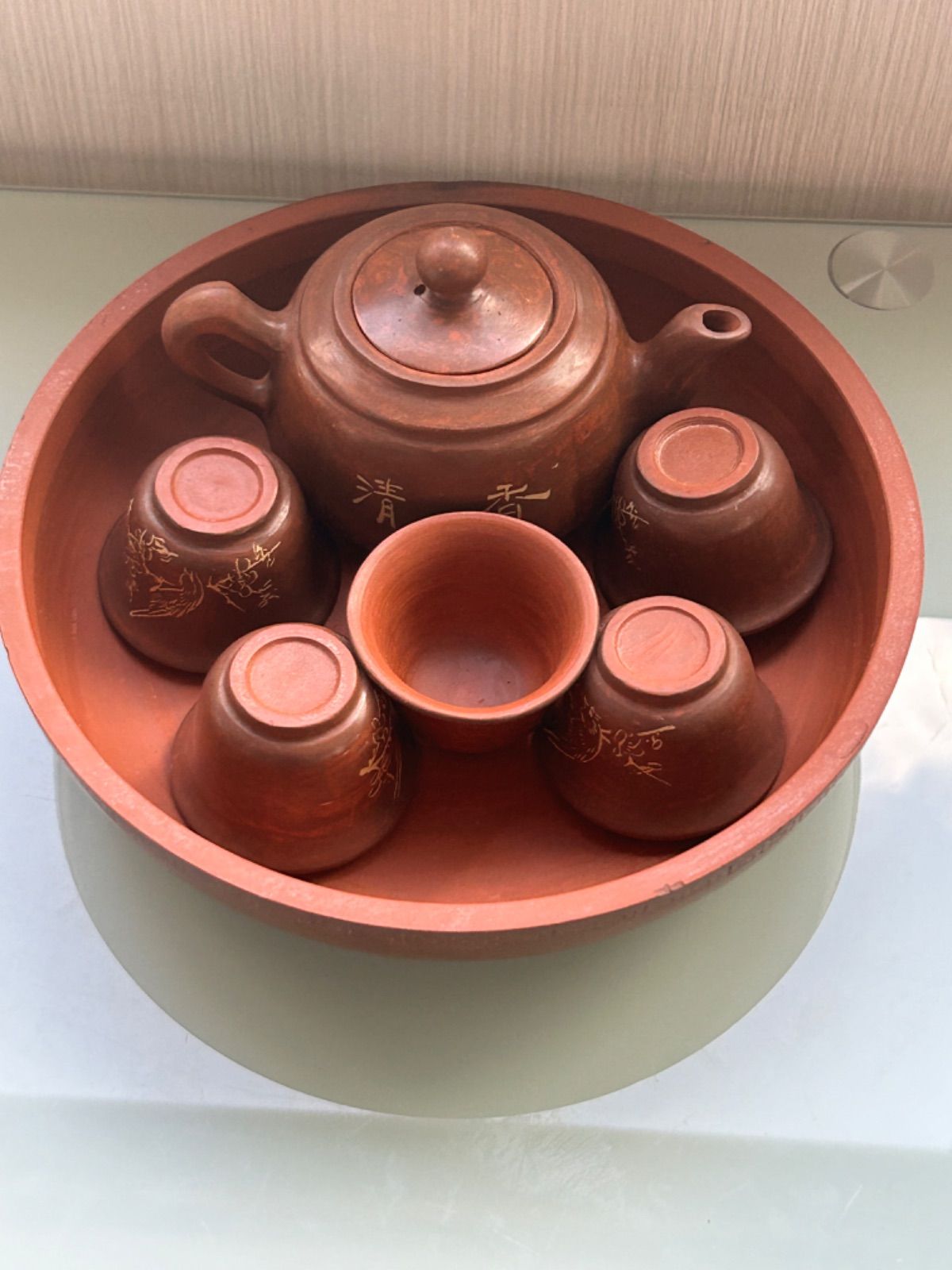 中国茶器 希少品 茶壺 煎茶道具 朱泥紫砂 欽州 古玩 - メルカリ