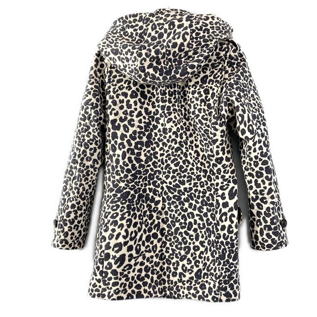 Roen ロエン ダッフルコート サイズ44 L メンズ - 75132119 アイボリー×黒 長袖 豹柄 秋 冬