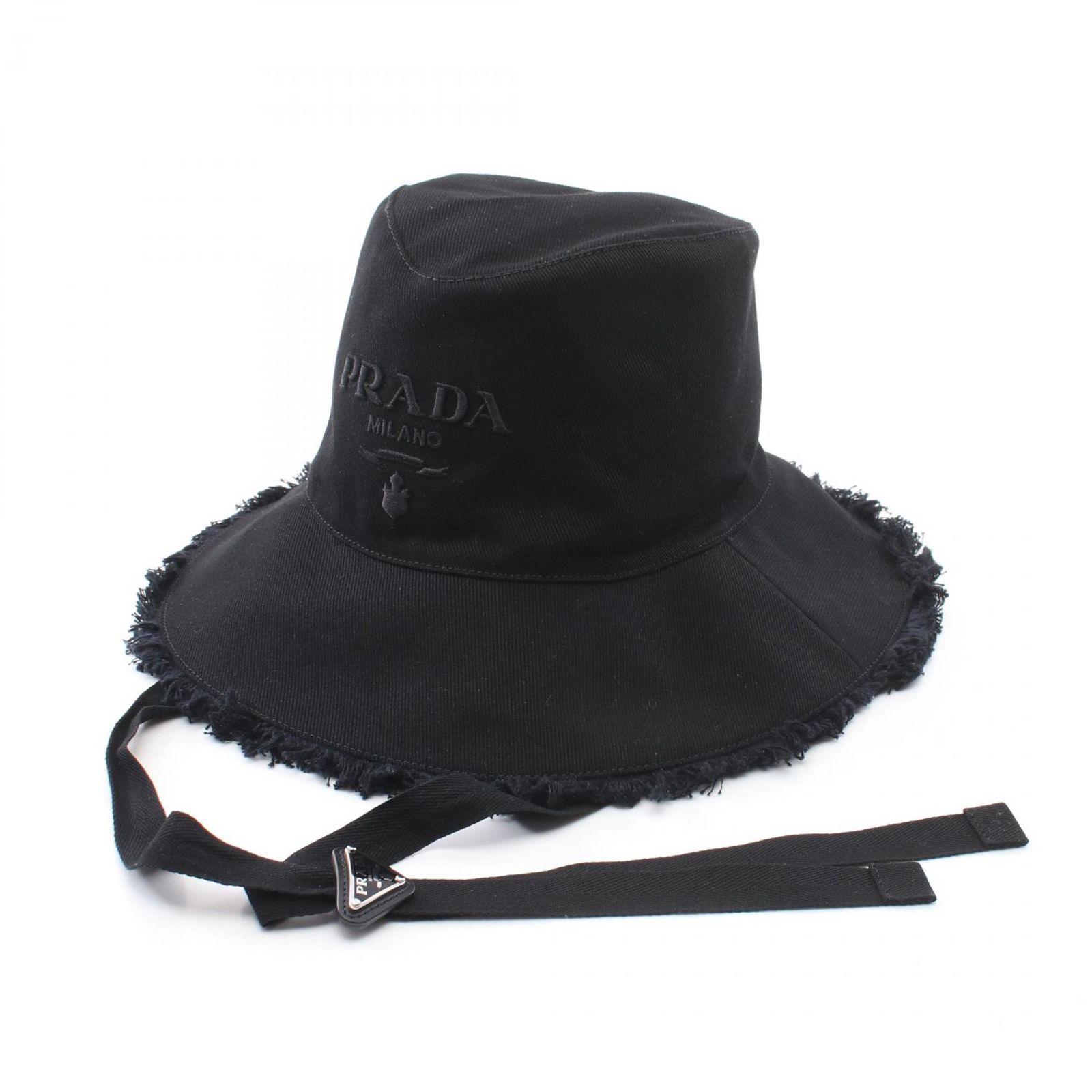 プラダ PRADA ハット ワイドブリム ドリル バケットハット 1HC3482CXJ 