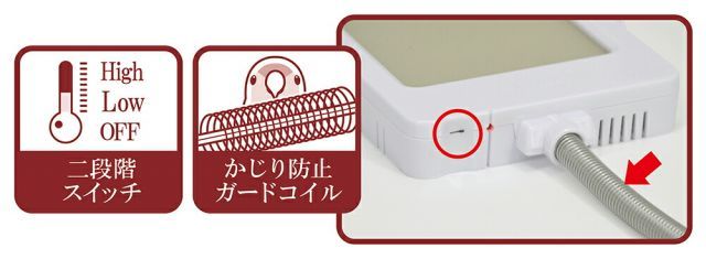 小鳥用ヒーター