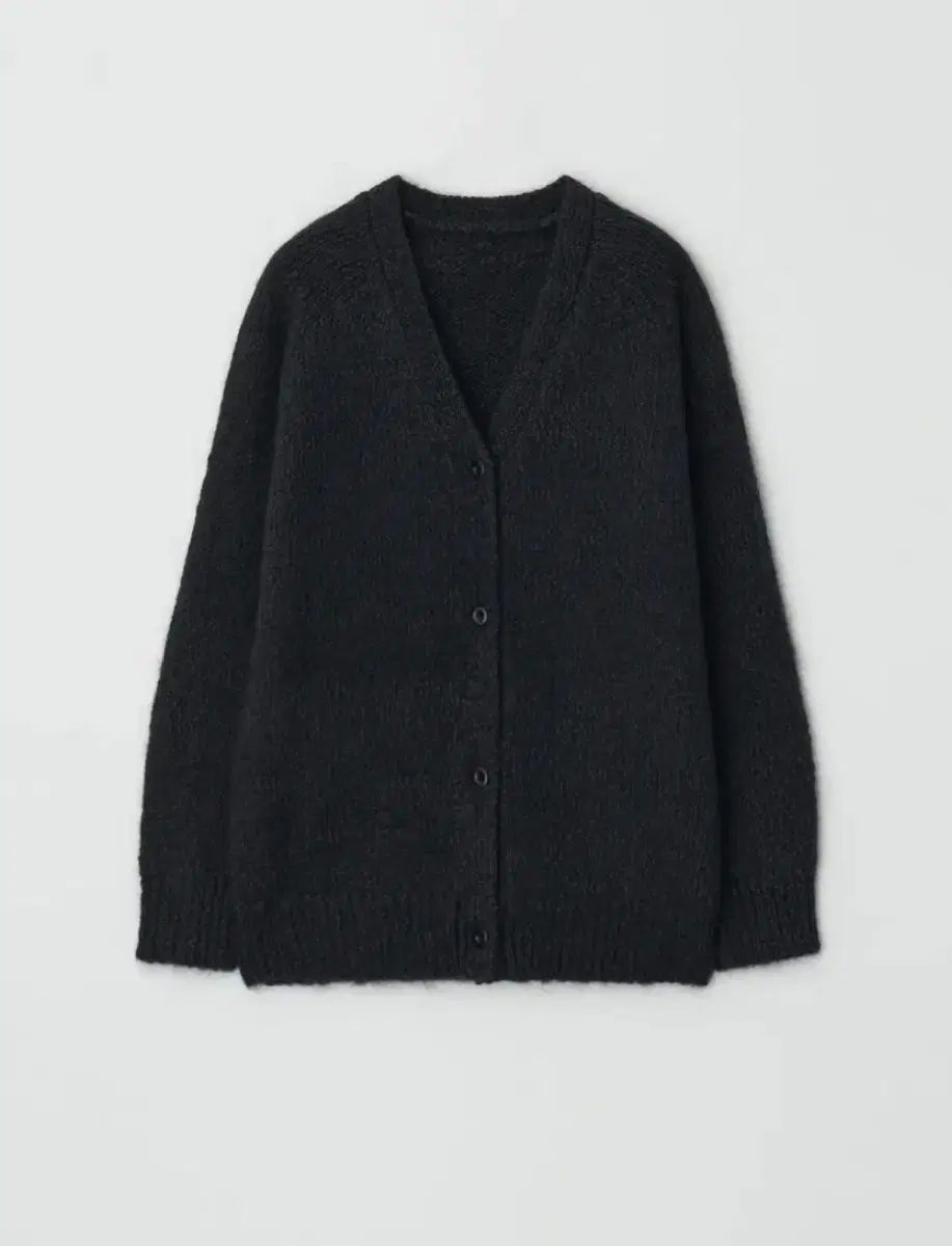 MOIA 25fw ツーウェイ カーディガン チャコール