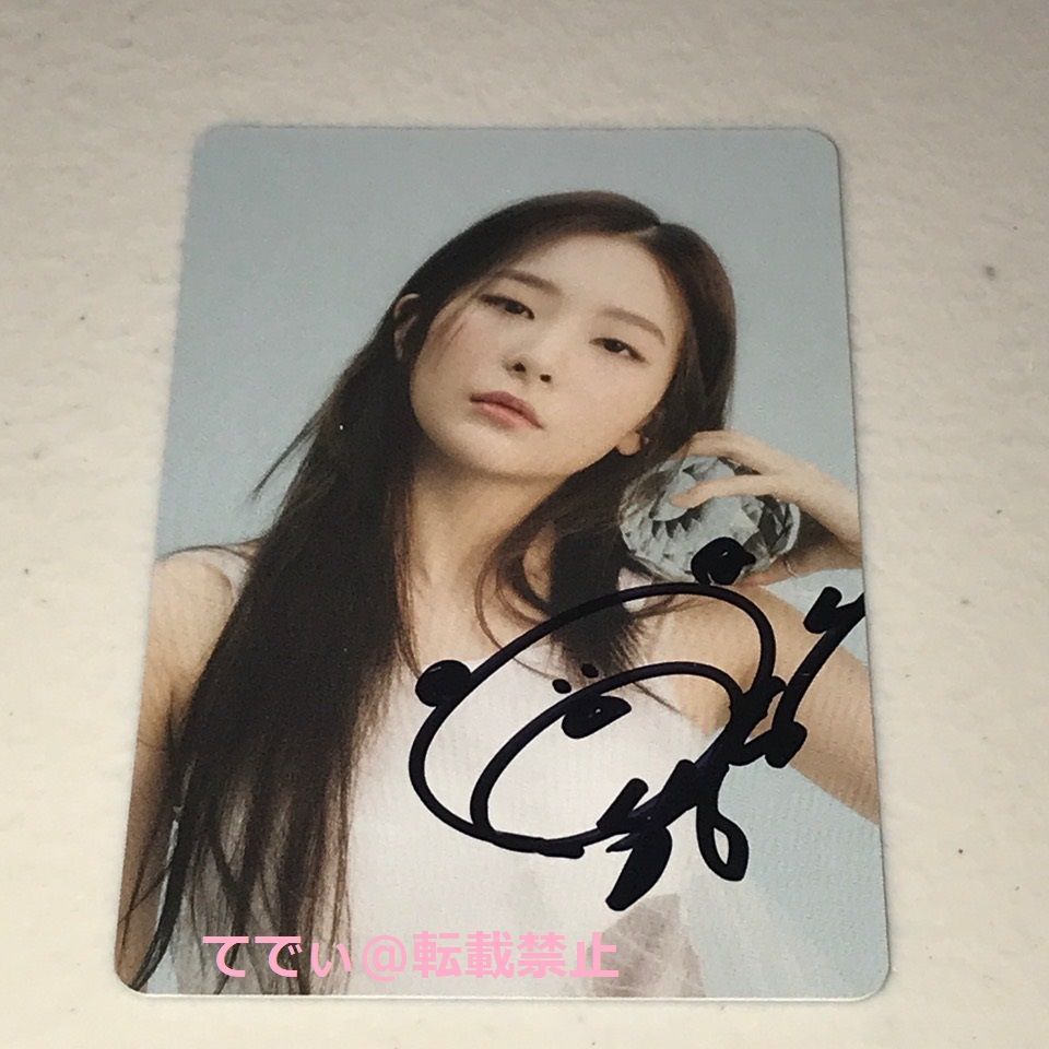 redvelvet スルギ　サイン　直筆　ポストカード redvelvet スルギ サイン 直筆 ポストカード（Yahoo