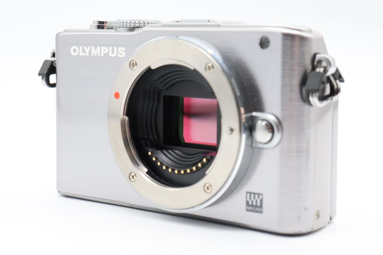 非常に良い】OLYMPUS ミラーレス一眼 PEN Lite E-PL3 ボディ シルバー