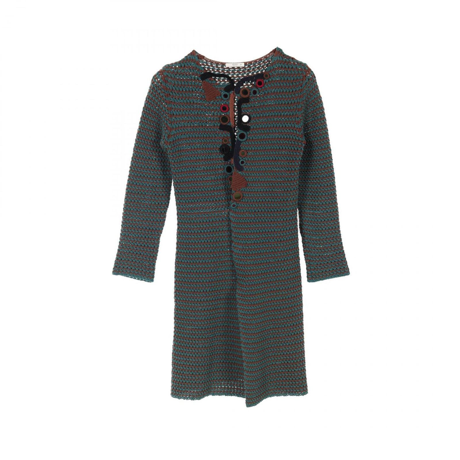 プラダ PRADA カーディガン コットン カーディガン レディース Used A