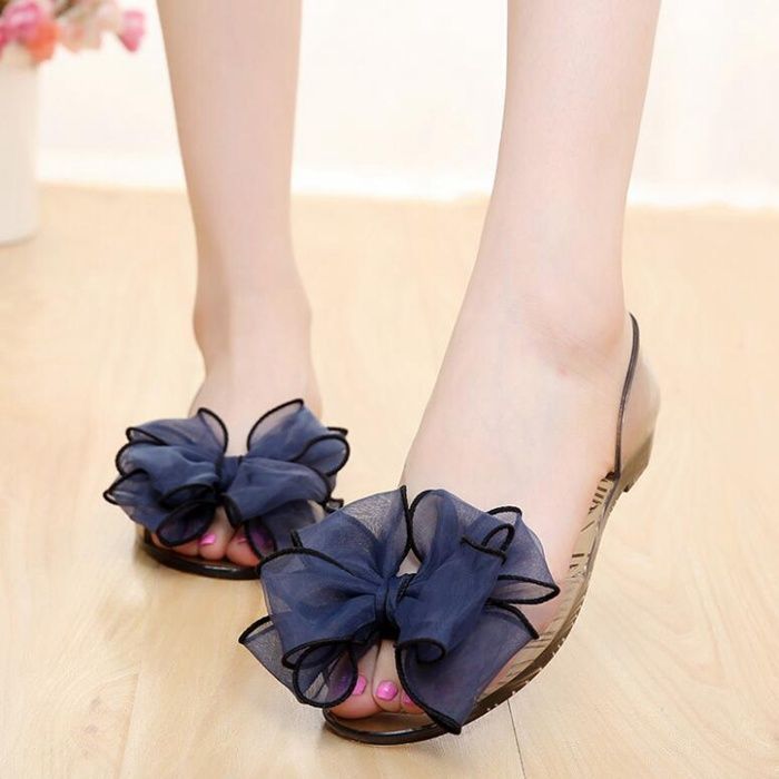 ラバーサンダル パンプス サンダル 防水 防滑 レインシューズ ラバーシューズ ローヒール クリア 透明感 ビーチ リゾート リボン レディース 女性 履きやすい 歩きやすい 痛くない 美脚 カジュアル 春夏jyyx00