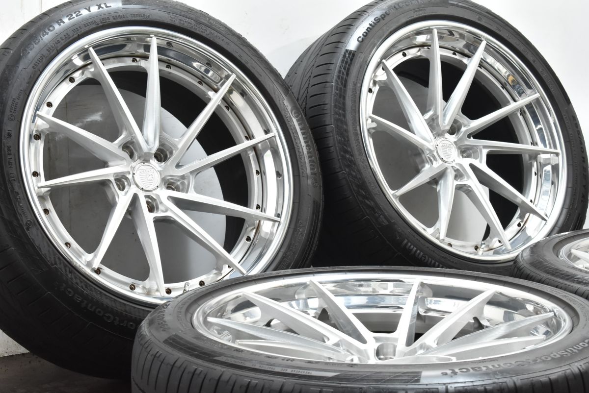 希少 鍛造】ANARKY アナーキー 22in 10.5J +23 PCD130 ハブ径84mm 