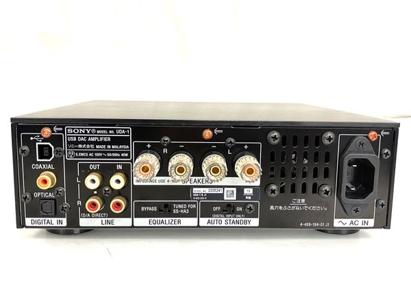 SONY UDA-1 DAC アンプ オーディオ 2015年製 音響機材 ソニー 中古 