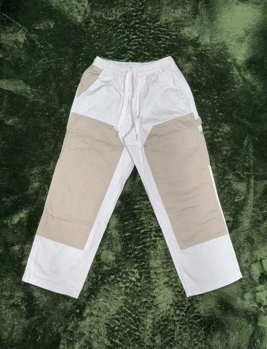 S M L PUMA プーマ x ラッド ルイージ リラックス フィット コットン ダブルニー パンツ 白