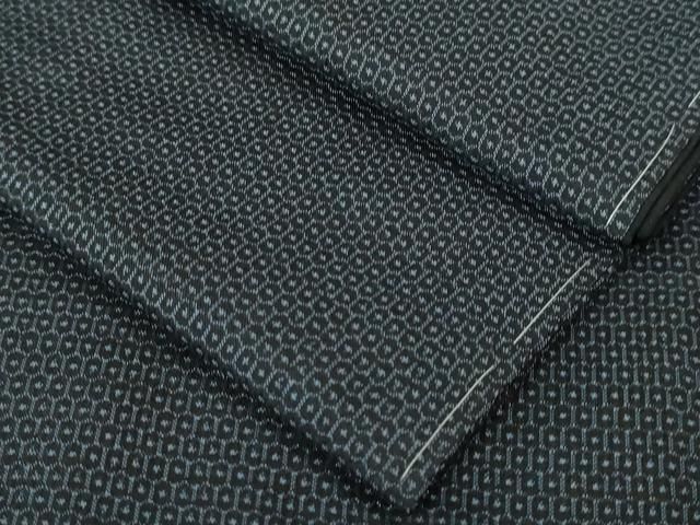 平和屋本店■極上　男性　本場大島紬　アンサンブル　キングサイズ　長羽織　100亀甲　総詰め　逸品　未使用　DZAA6394kh5 平和屋本店□極上 男性 本場大島紬 アンサンブル キングサイズ 長羽織