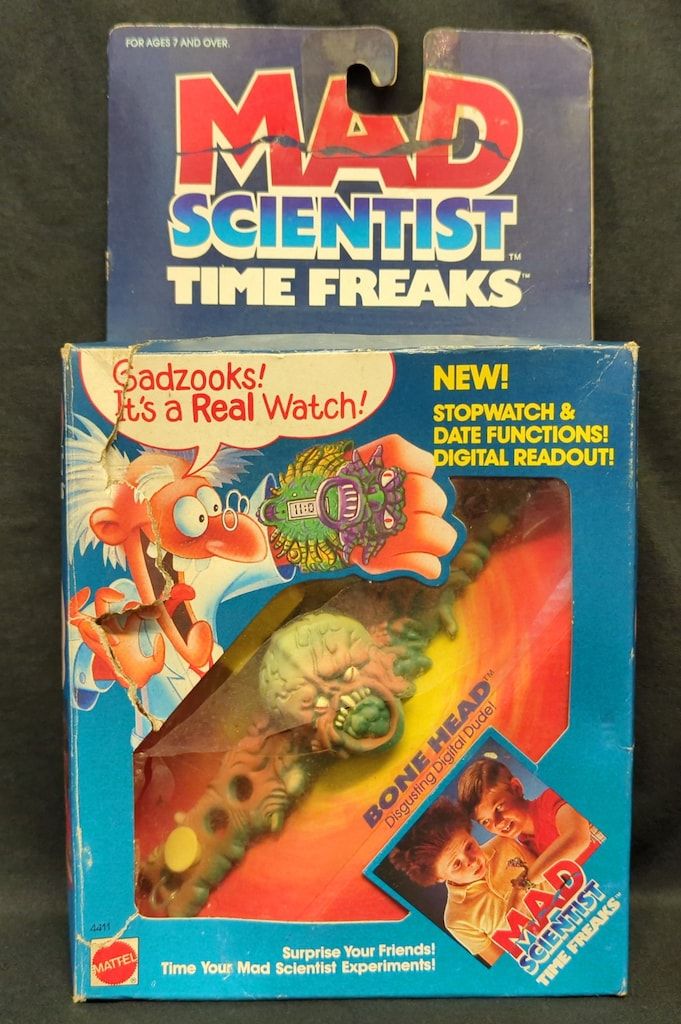 MATTEL MAD SCIENTIST TIME FREAKS BONE HEAD