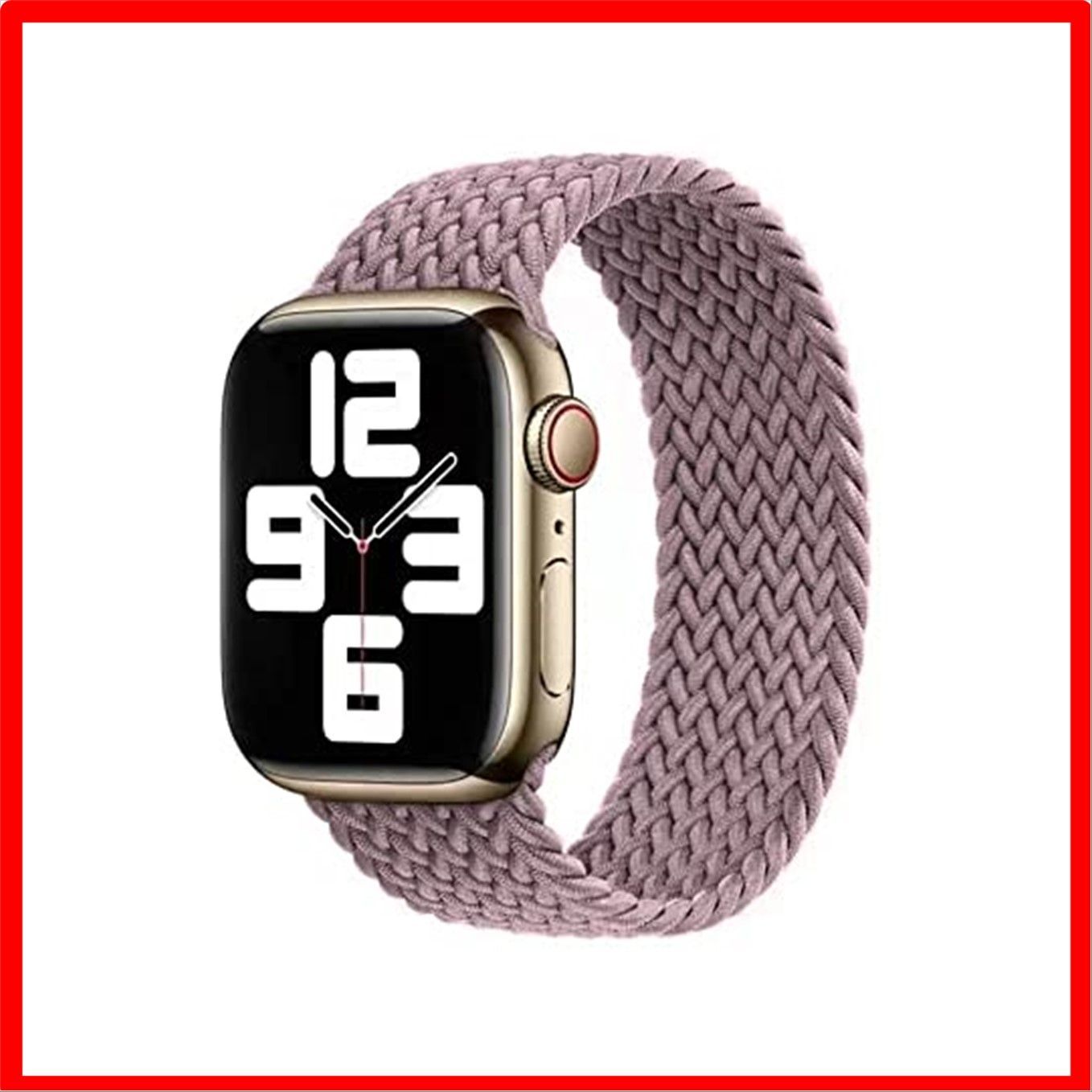 【おすすめ】スモークパープル(ABSu0026ナイロン)_38/40/41mm 135mm apple watch バンド 軽量設計 通気性 アップルウォッチ バンド 