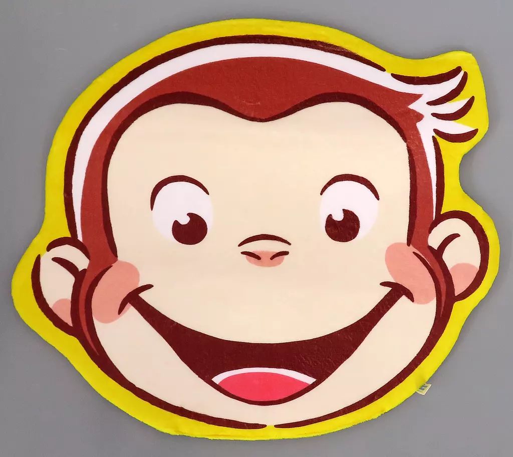中古】雑貨 おさるのジョージ フロアマット 「セガ ラッキーくじ