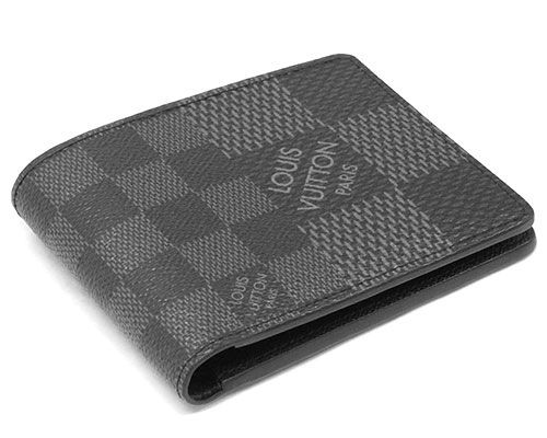 極美品☆ルイヴィトン 二つ折り財布 ダミエ・グラフィット 3D J5733