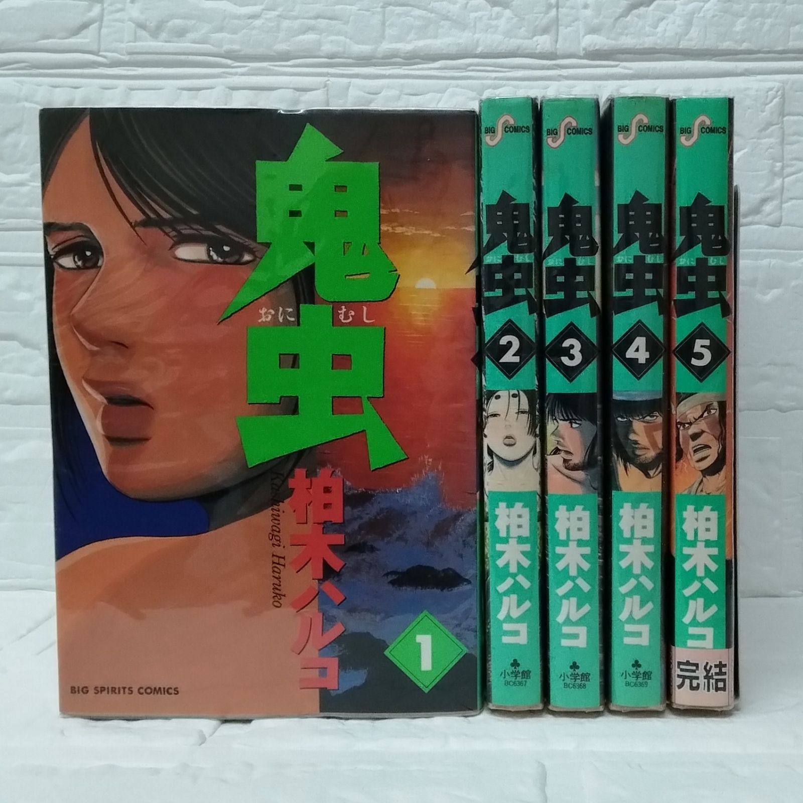 鬼虫 柏木ハルコ 全5巻 完結セット ビックコミックス 小学館
