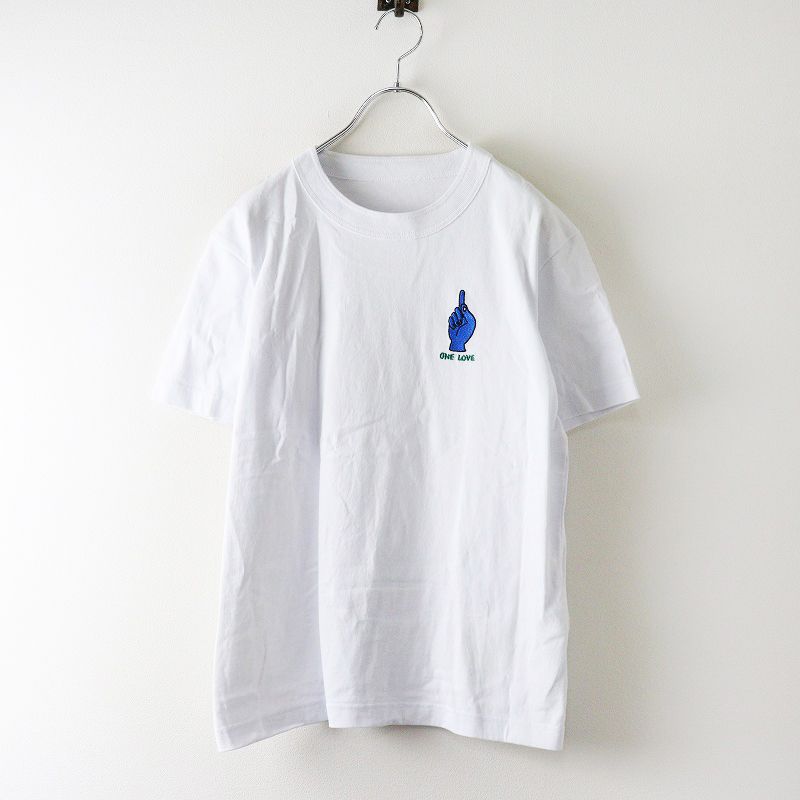 2025SS サカイ sacai GONZ AND SACAI Tシャツ 1 ホワイト 半袖 コットン プリント 刺繍 カットソー バックロゴ トップス 2400014622782