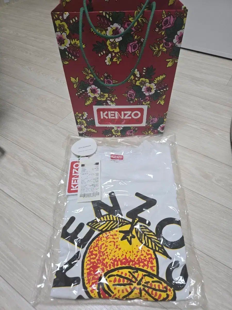 KENZO KENZO(ケンゾー) 小売業者 オレンジ 半袖 Tシャツ
