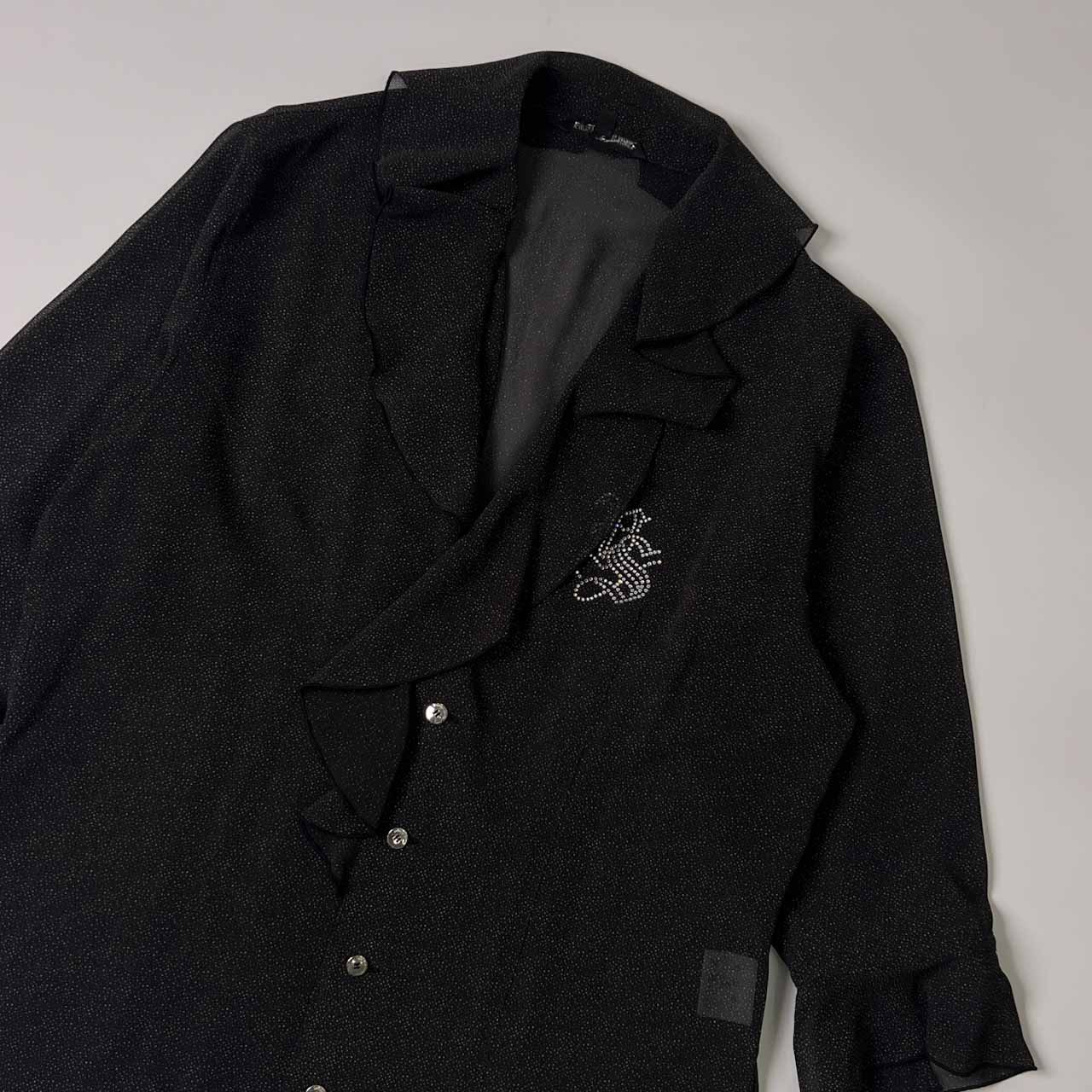 贅沢品 VALENZA SPORTS バレンザスポーツ ドット風 デザイン ライン トップス