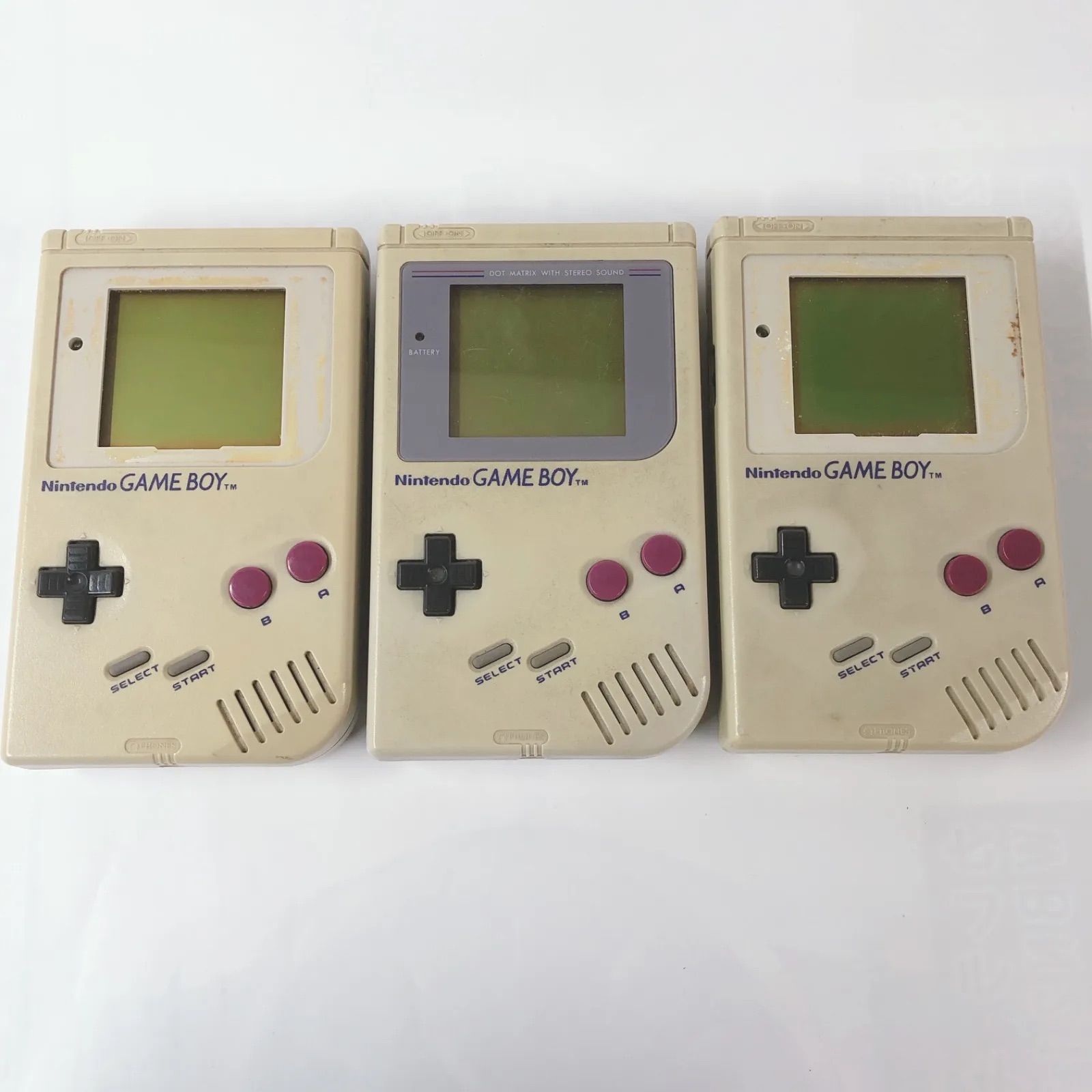 ゲームボーイ　本体3個セット　ジャンク品 初代ゲームボーイ本体3台セット ジャンク品-正規取扱店の通販