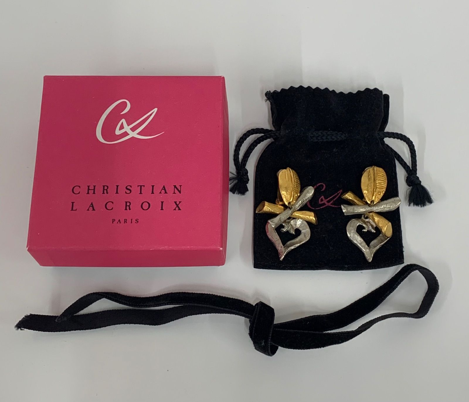 希少】クリスチャンラクロワ Christian Lacroix イヤリング 