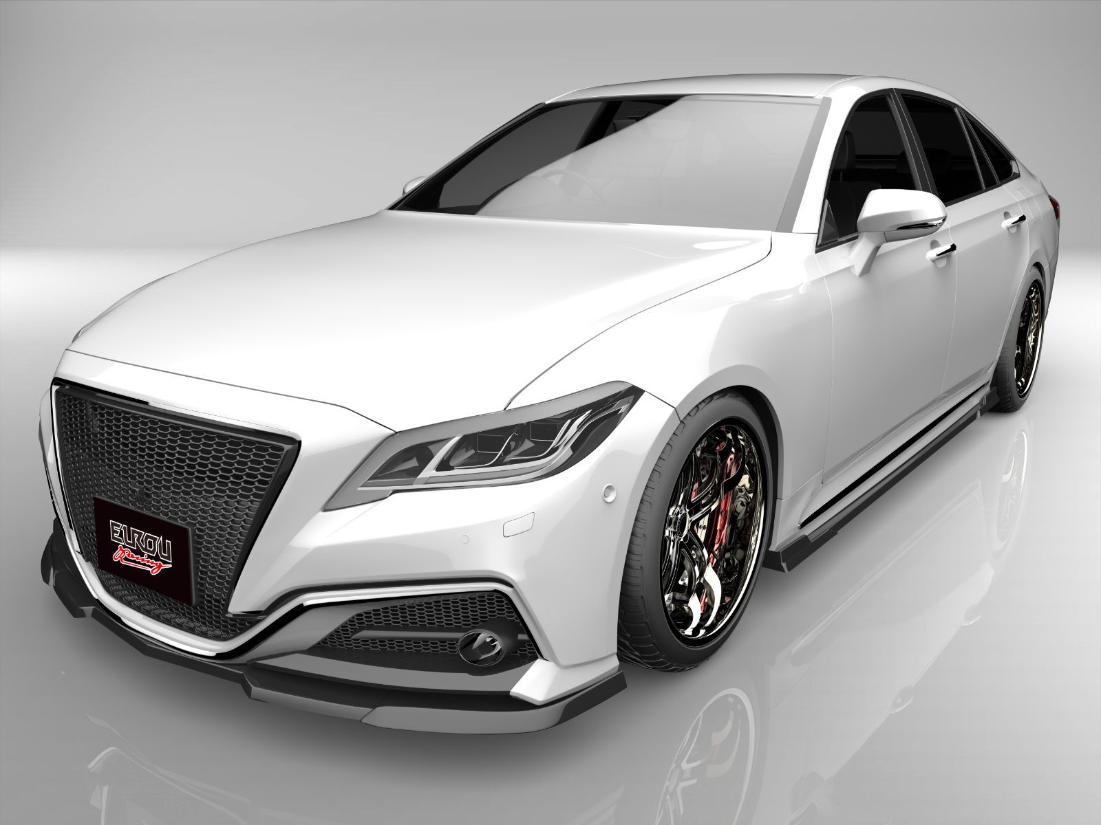 クラウン RS 純正 フロントグリル カメラ穴無し GWS224 ARS220