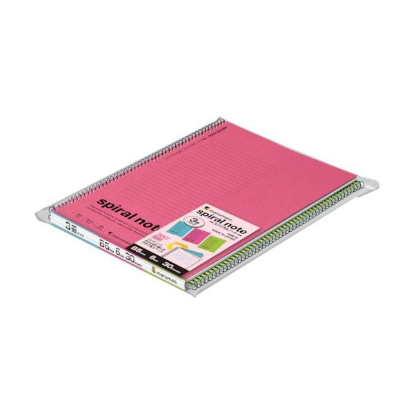 (まとめ) マルマン スパイラルノート B56.5mm罫 40枚 N236 1冊 〔×30セット〕 マルマン ノート B5 スパイラルノート 6.5mm横罫 40枚 N236 - アスクル