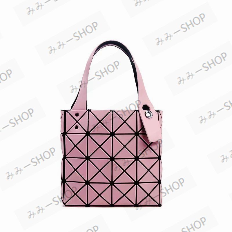 BAOBAO ISSEY MIYAKE バオバオイッセイミヤケ トートバッグ 小物入れ 4✖️4 ピンク