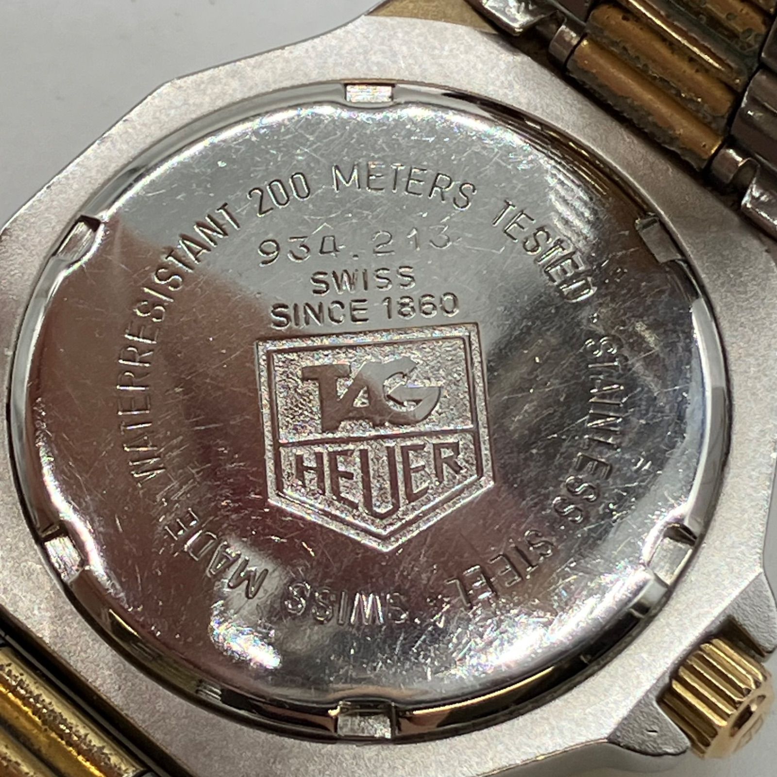 TAG Heuer 3000 シルバー/ゴールド 時計 TAG Heuer 3000 Professional 934.213 Quartz Watch Gold Silver 35mm