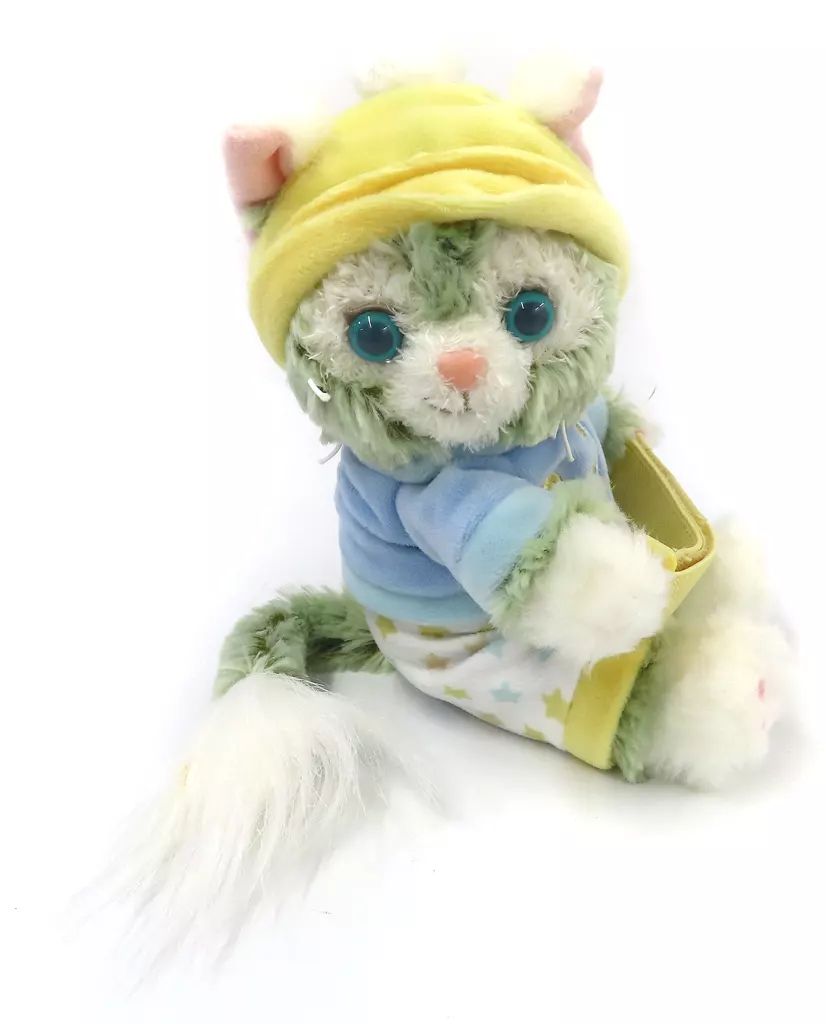 ディズニー ぬいぐるみ ダッフィー　カーテン　ジェラトーニ 中古】カーテン・タッセル ジェラトーニ ぬいぐるみカーテンホルダー