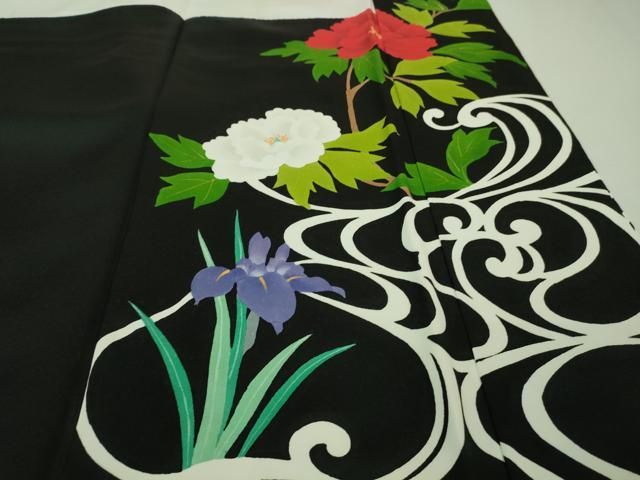 平和屋本店□極上 振袖・長襦袢(無双仕立て・半衿刺繍)セット
