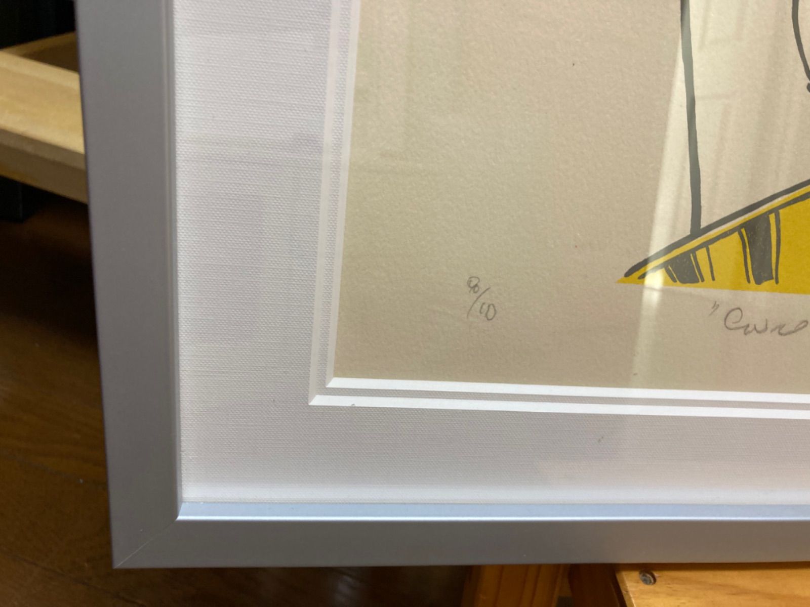 限定10 枚 貴重 ジニー・キム 版画 額付 シルクスクリーン サイン・ED