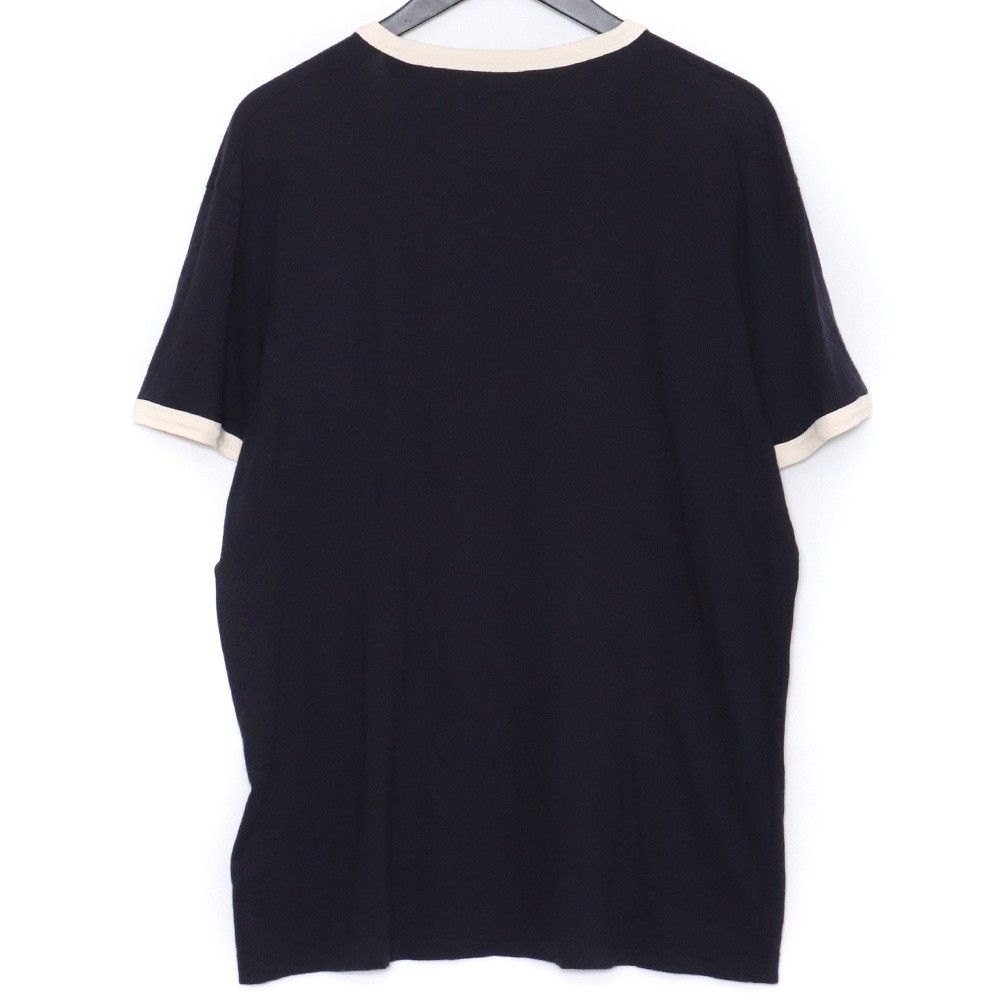 VALENTINO ロゴパッチクルーネックTシャツ XLサイズ ネイビー