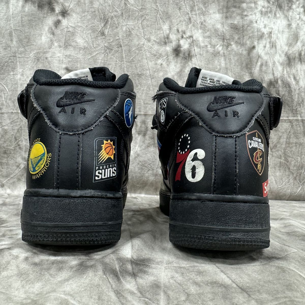 Supreme×NIKE/シュプリーム×ナイキ NBA AIR FORCE 1 MID 07/エアフォース 1 ミッド ブラック AQ8017-001/26.0