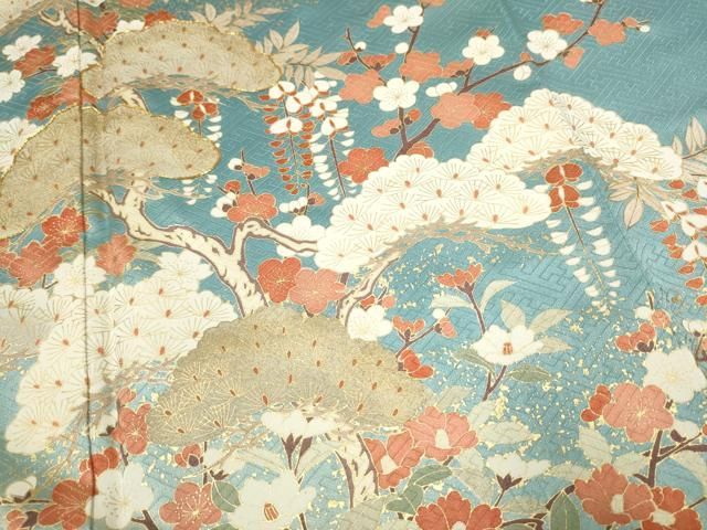 【極上逸品】中国三大刺繍【新品、未使用】トールサイズ【正絹】訪問着フルセット 8bdfa06cace4319bdfe18c412e2634