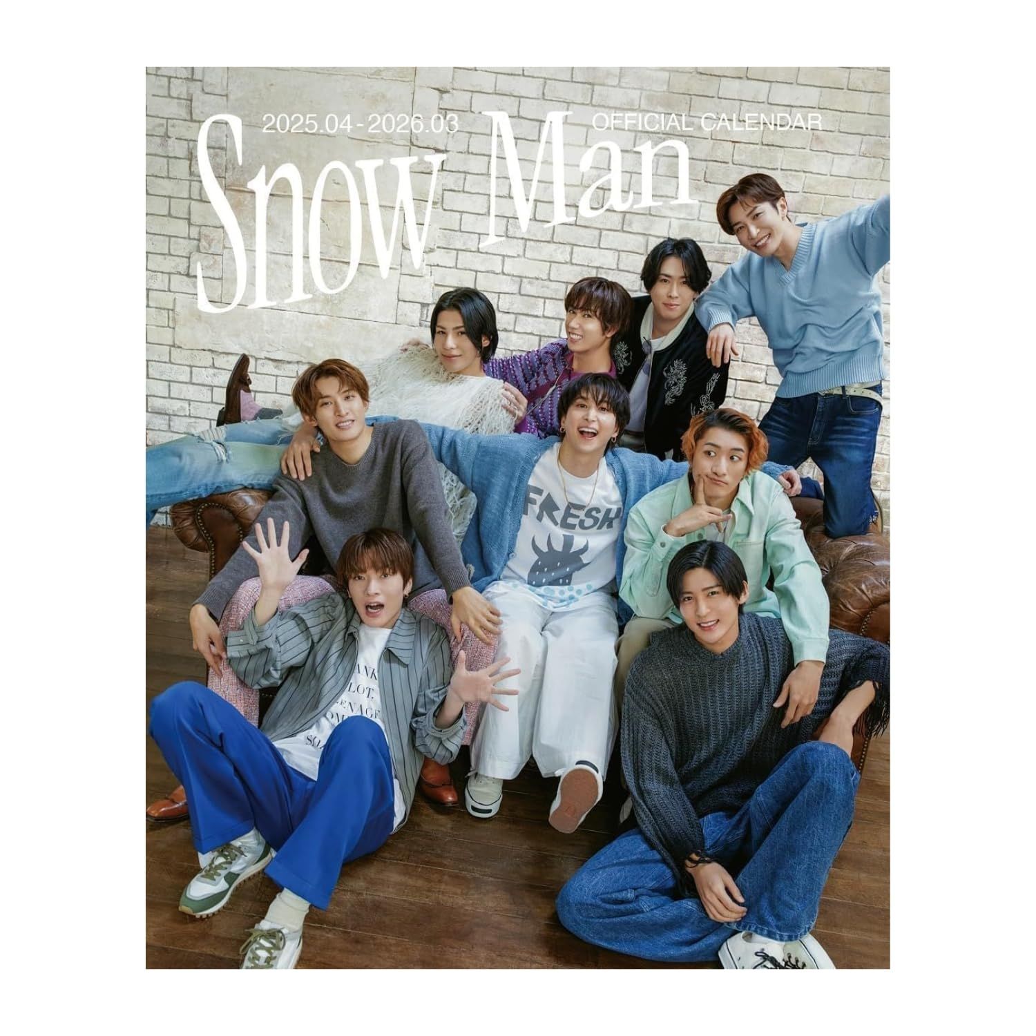 特典付 Snow Man オフィシャルカレンダー 2025-2026 | SnowMan 公式グッズ ファン必見