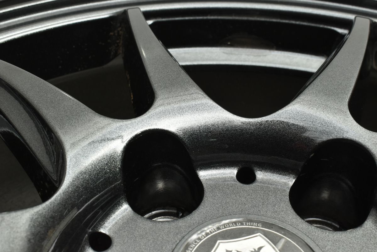 バリ溝 ESTROSA 17in 7J 45 PCD114.3 GRIPICE X 205 55R17 ノア ヴォクシー プリウスα セレナ ステップワゴン アクセラ TRITUETUBI_COM