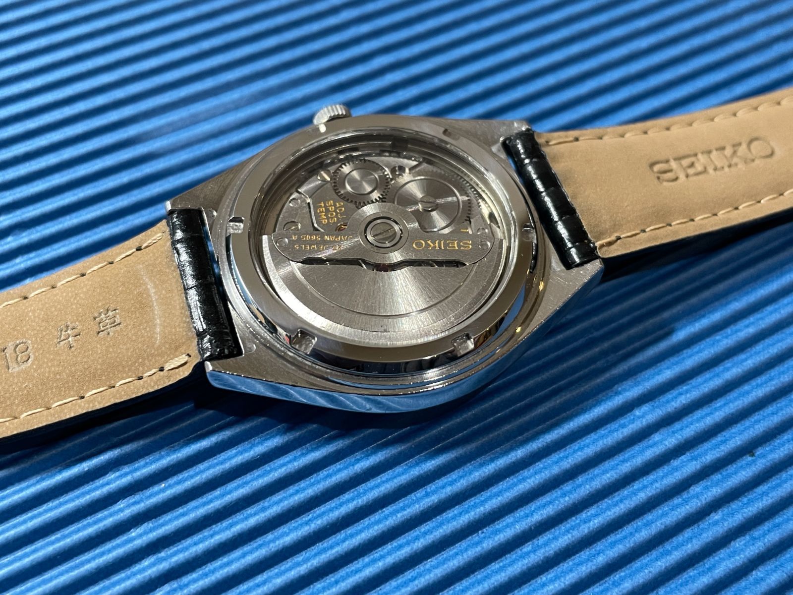 グランドセイコー 56GS シースルーバック 角溝タイプ スケルトン