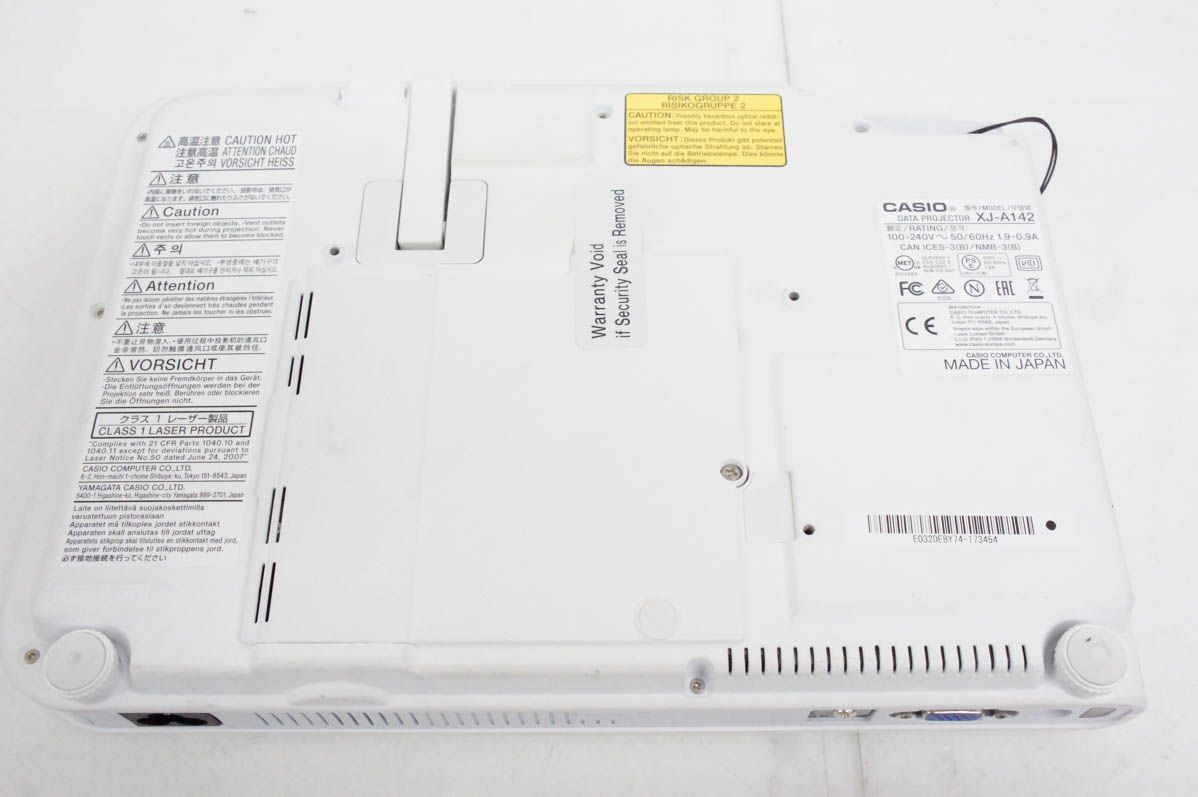 中古】CASIOカシオ データプロジェクター XJ-A142 2500lm - メルカリ
