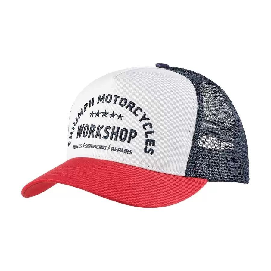 TRIUMPH  トライアンフ WORKSHOP CAP (レッドネイビー)　フリーサイズ