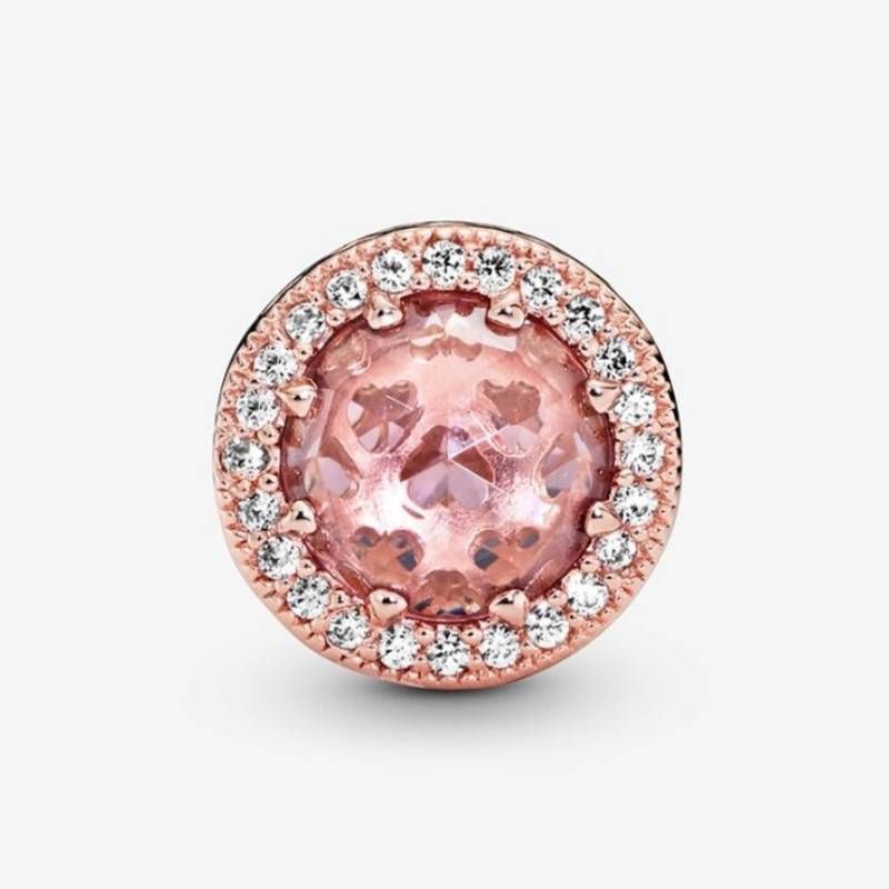 新品】PANDORA スパークリングブラッシュピンク クロス＆ポーチ付き  