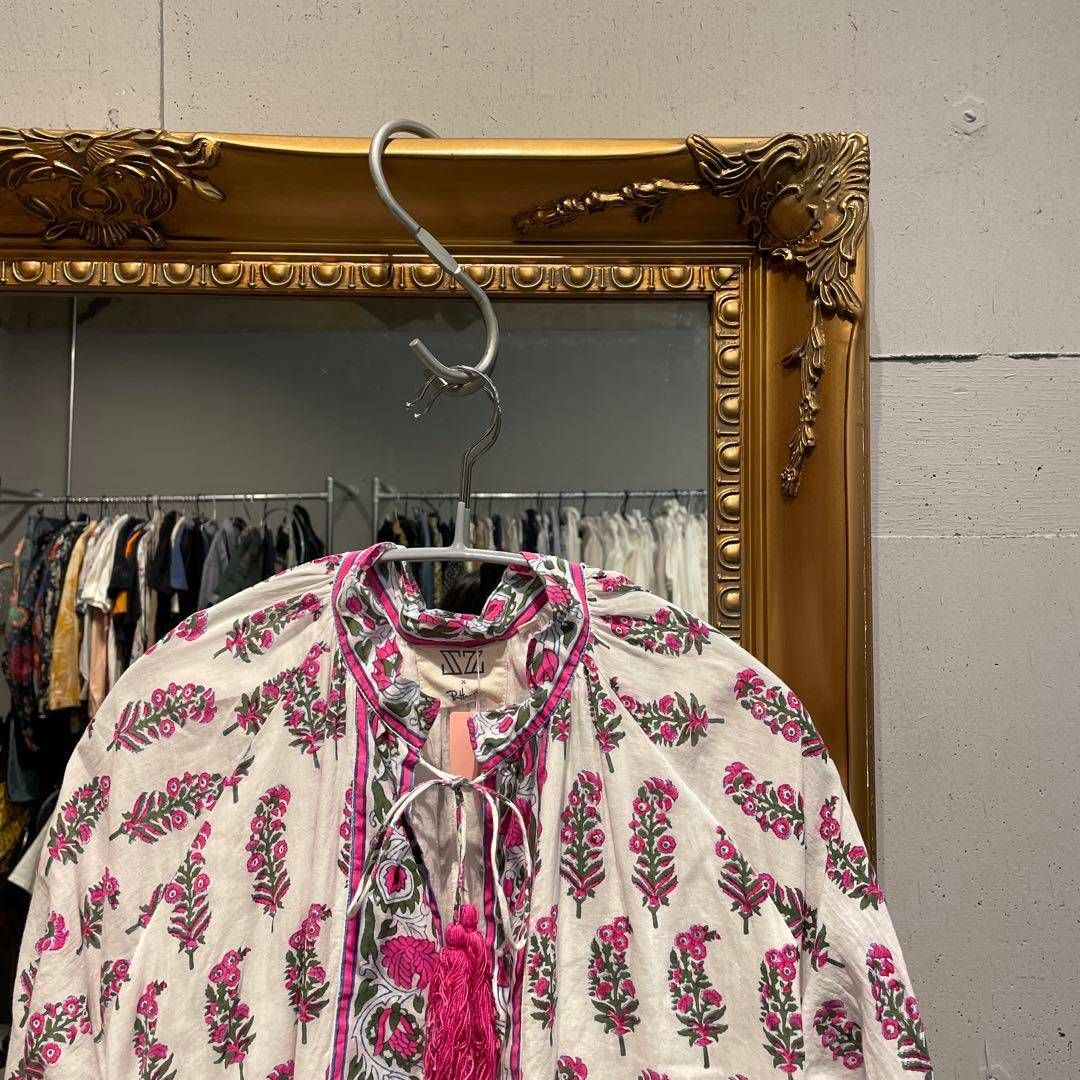 SZ Blockprints エスゼットブロックプリント ワンピース 花柄 お呼ばれ デート オフィスカジュアル 食事会