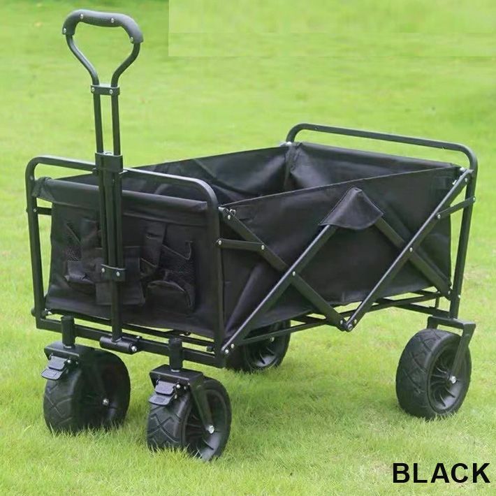 キャリーワゴン Off-Road Camping Cart Wagon オフロードキャンピングカートワゴン ペットカートワゴン手押し車 アウトドア ビーチチェア キャンプ海水浴