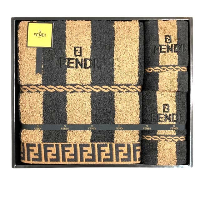 フェンディ FENDI 3枚セット タオルセット バスタオル フェイス