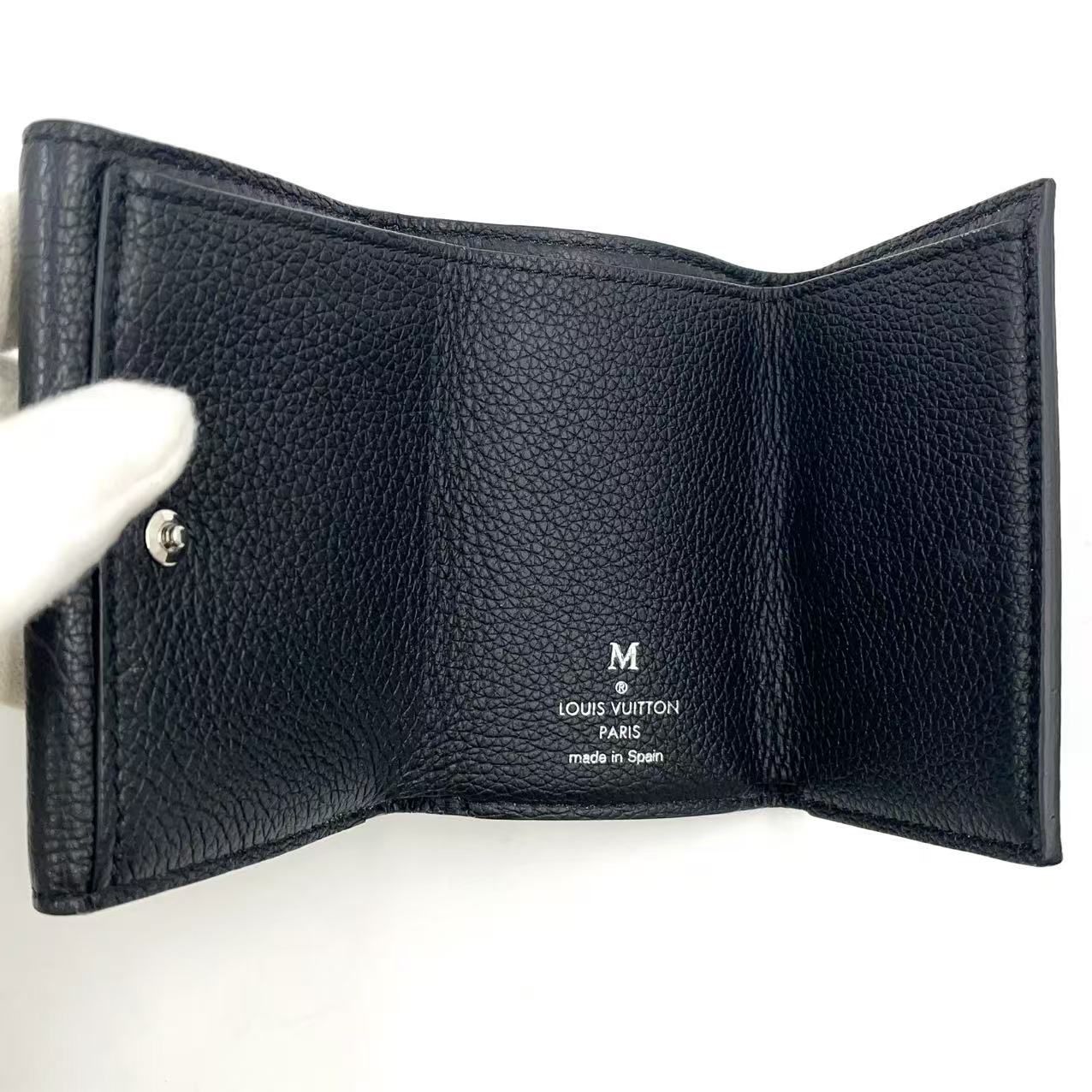 Louis Vuitton ポルトフォイユ ロックミニ ブラック 三つ折り財布 LOUIS VUITTON ルイ ヴィトン ポルトフォイユ ロックミニ 三