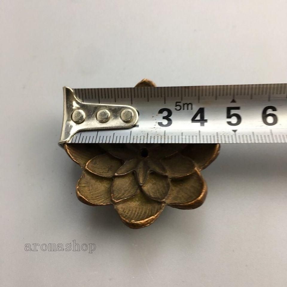 銅 細工 茶道具 香道具 蓋置 置物 蓮華香挿 銅製 - メルカリ